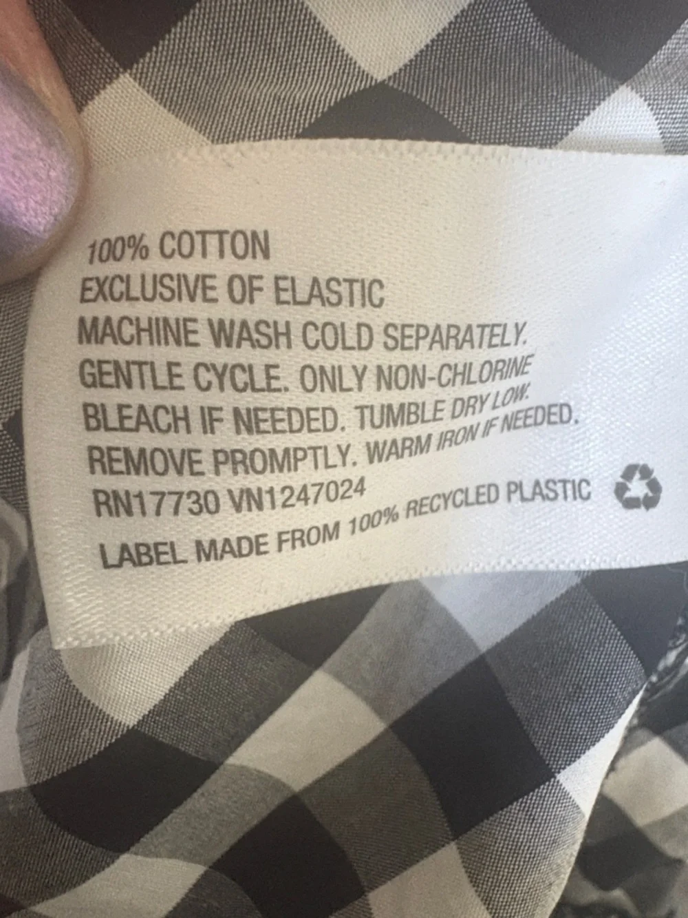 Women’s Black & White Patchwork Sandy Liang for Target Sundress - Picture 3 of 4